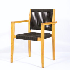 Stacking Chair - Teak Rope