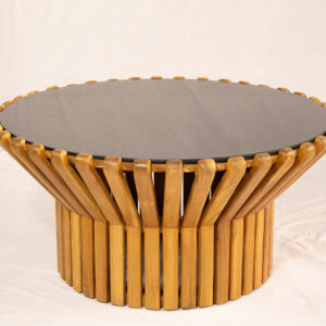 Jari-Jari Coffee Table + Black Glass