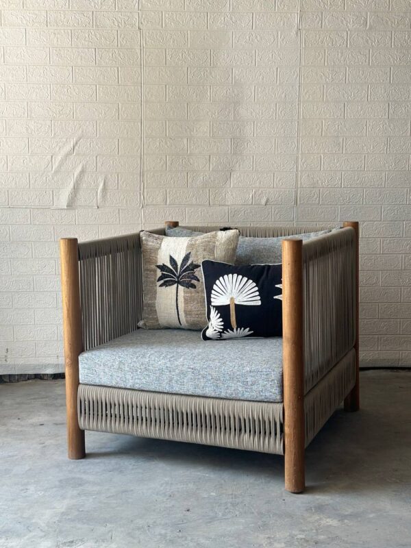 Single Sofa Sunny Synthetic Weaving