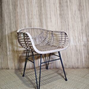 Maila Chair - Metal Synthetic