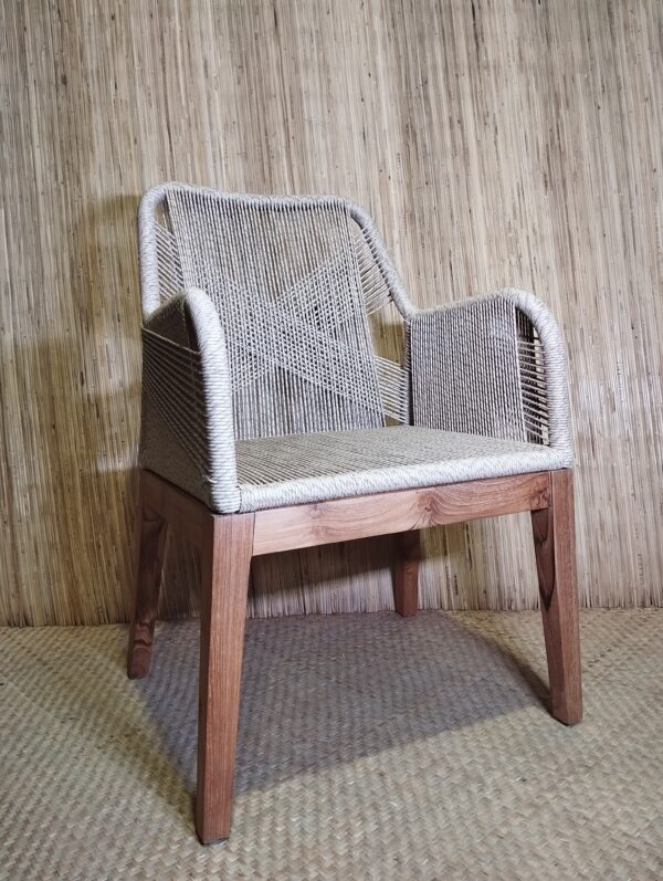Tania TT Chair - Teakwood Synthetic
