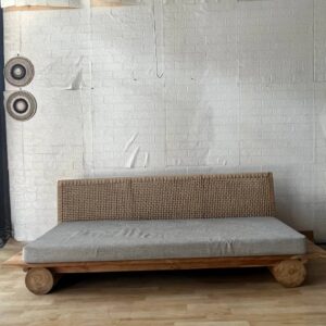 Sofa Kaki Balok Synthetic weaving