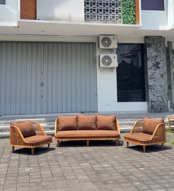 Sofa Jari-Jari Full Wood - Gambar 2