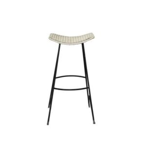 Bar Stool Perahu - Syntetic & Metal
