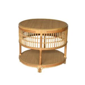 Round Coffee Table - Rattan