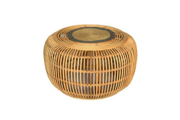 Round Coffee Table - Rattan Indoor