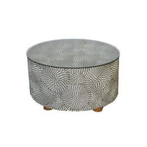 Modern Coffee Table - Syntetic & Glass