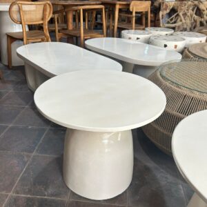 Round Coffee Table - Terazzo White