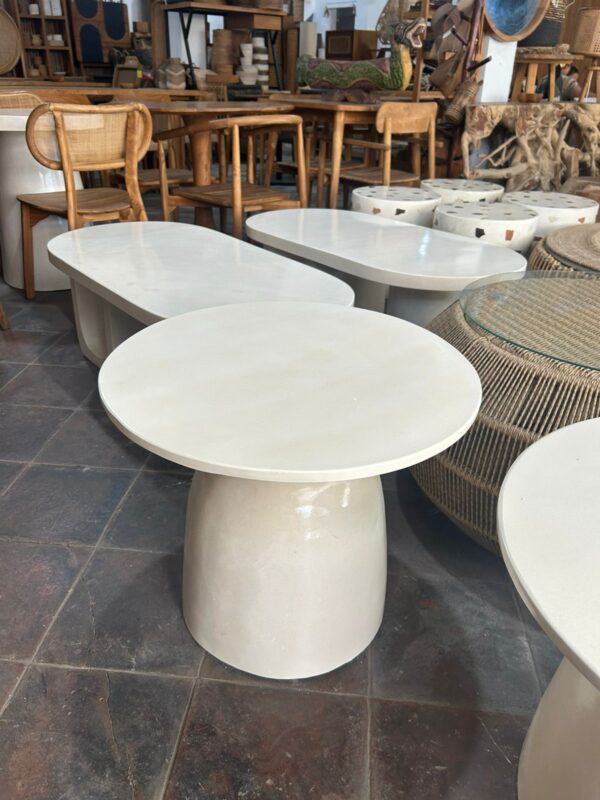 Round Coffee Table - Terazzo White