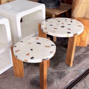Coffee Table - Terazzi Mix Teakwood