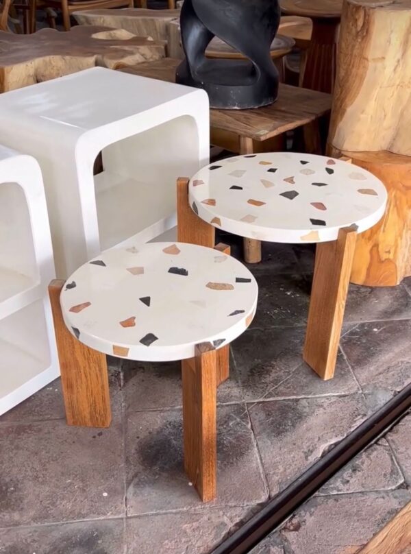 Coffee Table - Terazzi Mix Teakwood