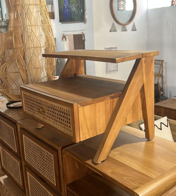Unique Side Table - 1 Drawer