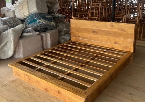 King Size Bedframe Full Teakwood - Gambar 2