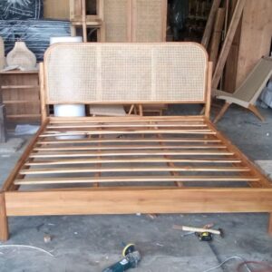 Bedframe Combined Rattan - King Size