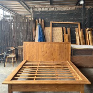 King Size Bedframe - Full Teakwood