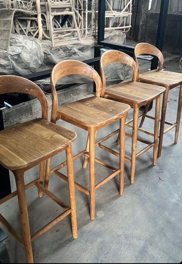 Bar Stool With Backrest