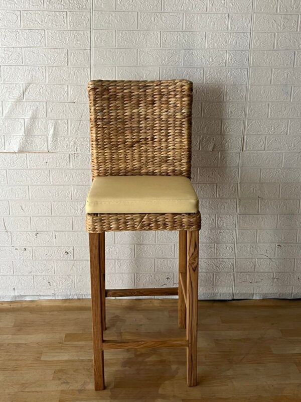 Bar Stool Eceng Gondok Weaving - Gambar 2