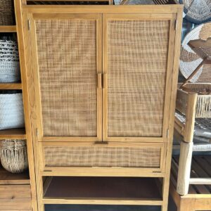 Wadrobe - Teakwood Combined Rattan