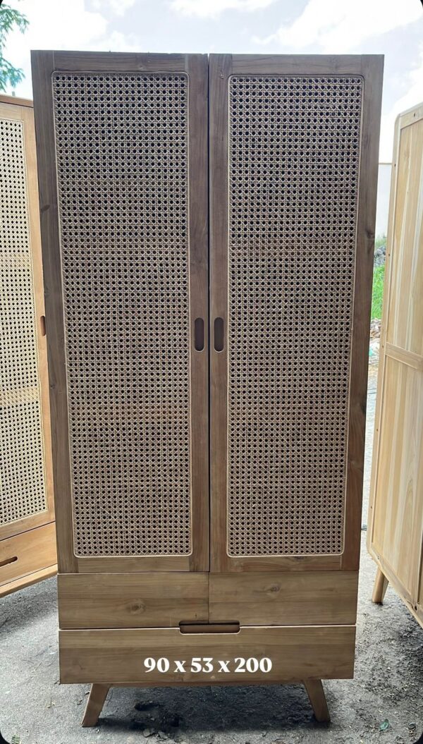 Wardrobe - Teakwood Material