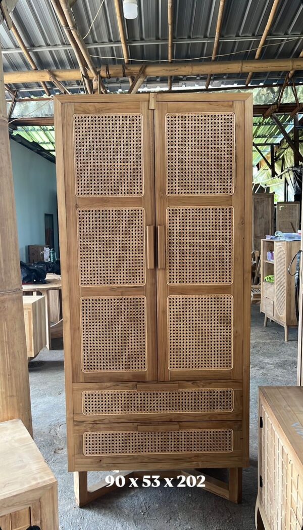 Wardrobe - Teakwood Material