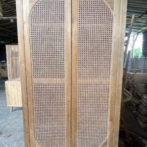 Dressing Unit - Teakwood Combined Rattan