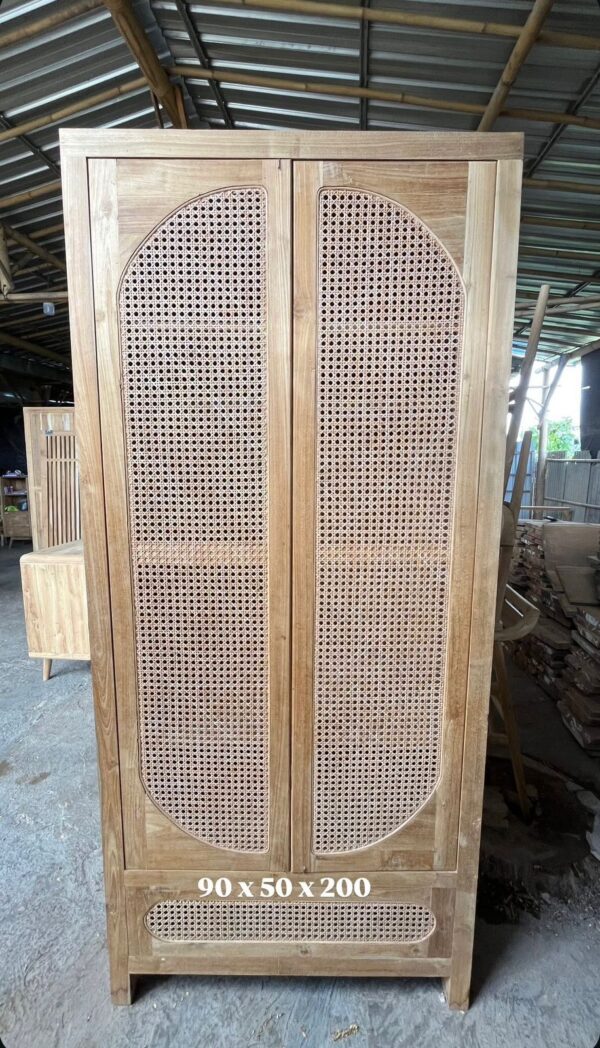 Dressing Unit - Teakwood Combined Rattan