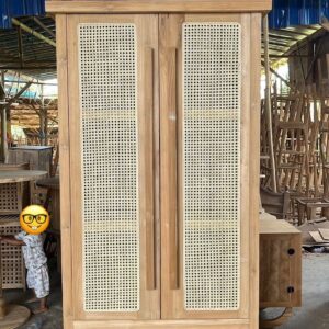 Mid Century Teak Closet