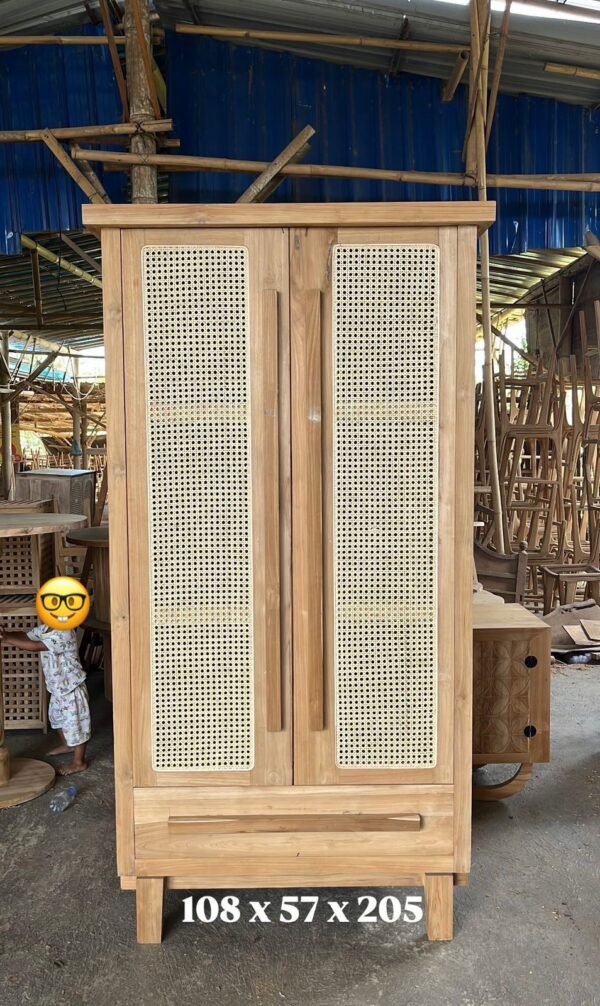 Mid Century Teak Closet
