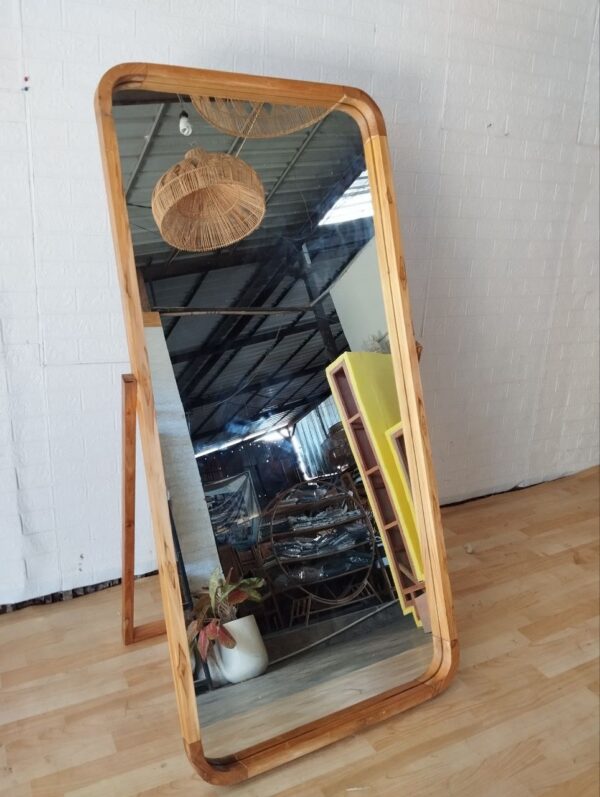 Teak Mirror Standing - Big Size