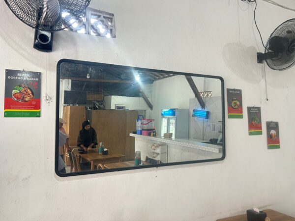Black Metal Frame - Mirror