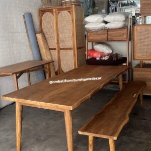 Dining Table Set - Solid Teak