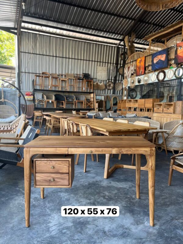 Console Desk 02 - Full Teak