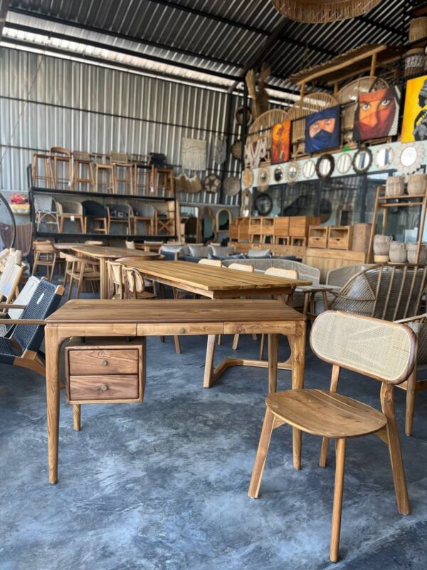 Console Desk 02 - Full Teak - Gambar 2