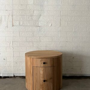 Round Side Table - Full Teakwood
