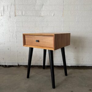 Side Table - 1 Drawer & Black Leg