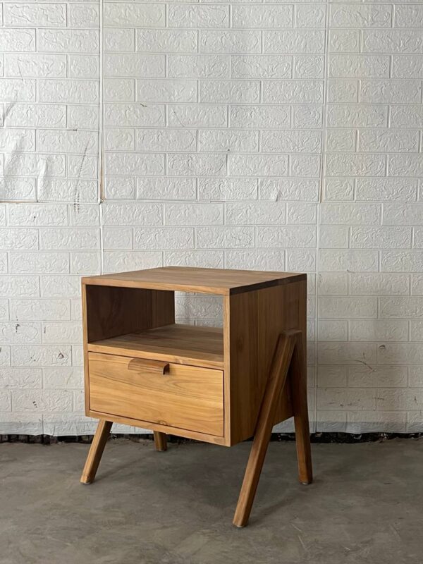 Side Table - 1 Drawer & Shelf - Gambar 2
