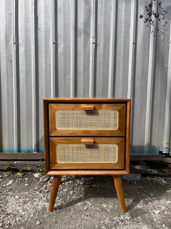 Side Table - Combined Rattan
