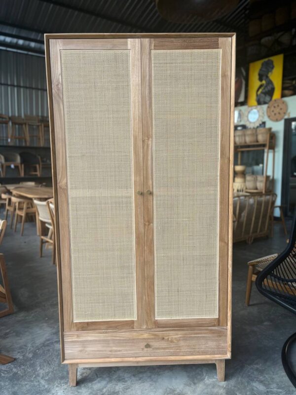 Wardrobe Standart Size - Teakwood Rattan