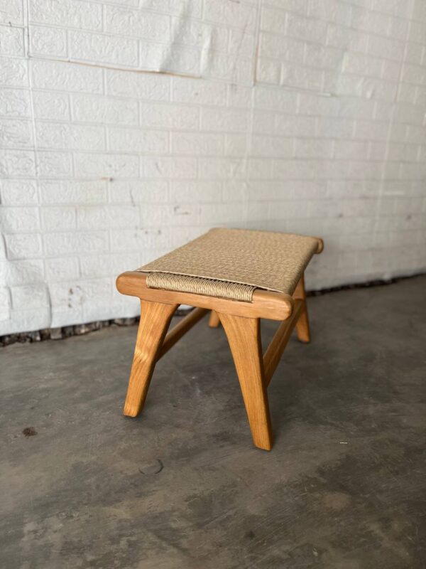 Stool Low Tania Weaving - Gambar 3