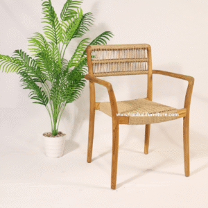 Zurich Chair – Teakwood Synthetic