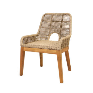 Madona Chair – Teakwood Synthetic