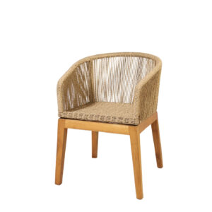 Favella Chair – Teakwood Synthetic