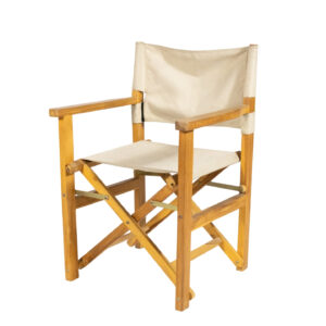 Sutradara Chair – Teakwood and Fabric