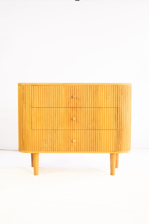 3 Drawers Cabinet- Full teakwood - Gambar 2