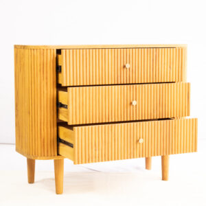 3 Drawers Cabinet- Full teakwood
