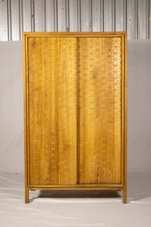 Wardrobe Teakwood Sliding Door - Gambar 2