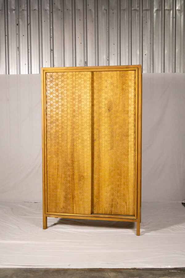 Wardrobe Teakwood Sliding Door