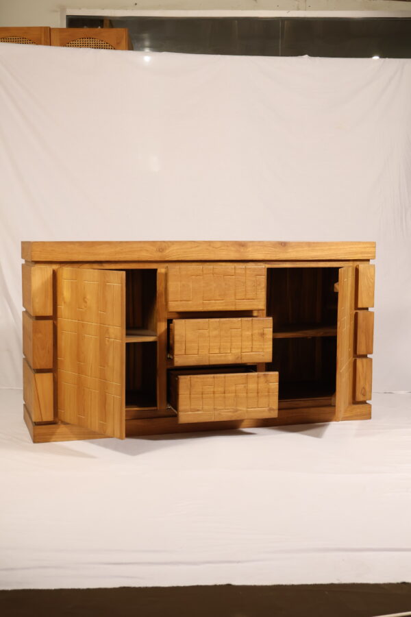 Bunsin Cabinet-Full Teakwood - Gambar 2