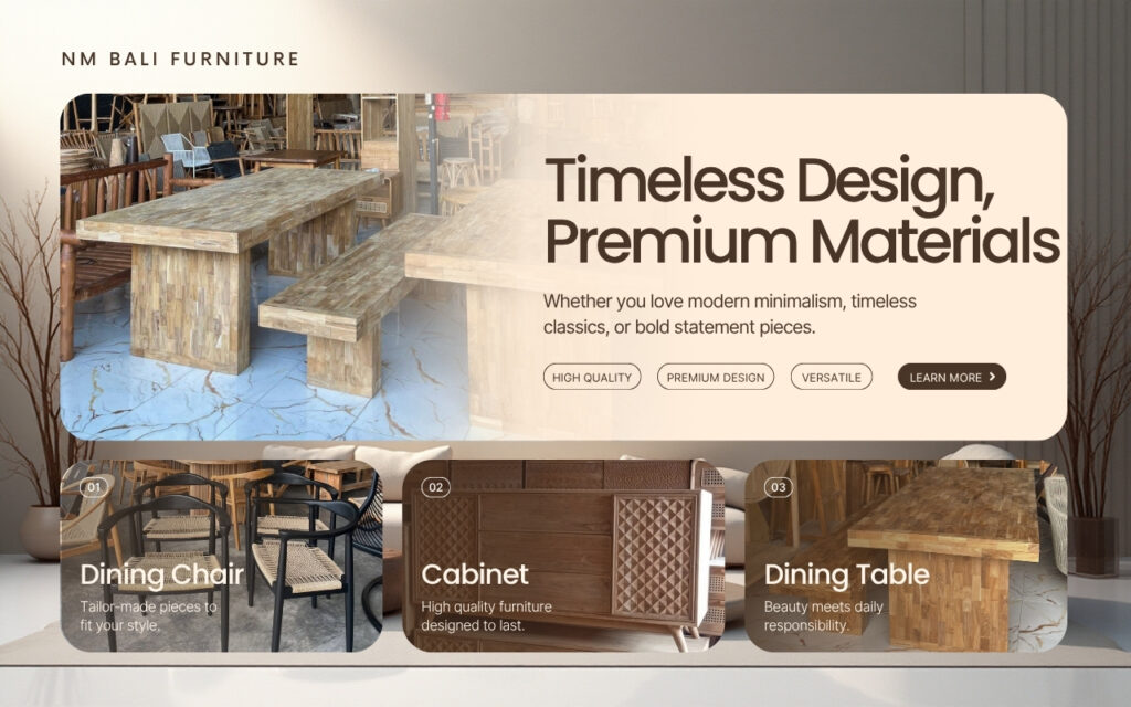 Brown Beige Bold Minimalist Furniture Company Desktop Prototype (1)