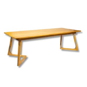 V Leg Teak - Dining Table